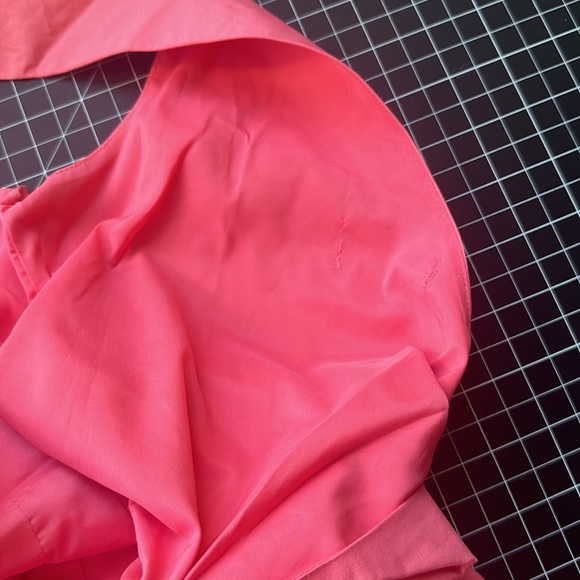 J, Crew Wrap Tie Jumpsuit in Bright Coral - Picture 8 of 11